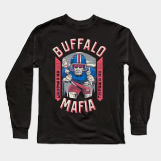 buffalo bills , buffalo mafia vector design Long Sleeve T-Shirt